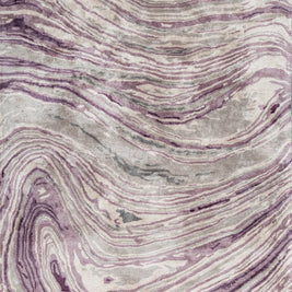 Carpet For Living room 5'6x8 Feet Grey and Black Viscose Rectangle Abstract Rug