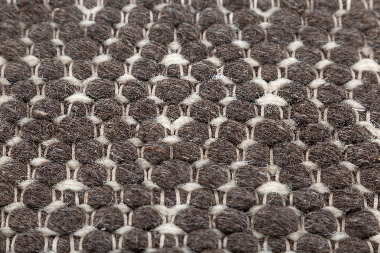 Carpet For Living room 4x6 Feet Beige and Brown Wool Rectangle Vintage and Distressed Rug