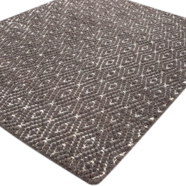 Carpet For Living room 4x6 Feet Beige and Brown Wool Rectangle Vintage and Distressed Rug