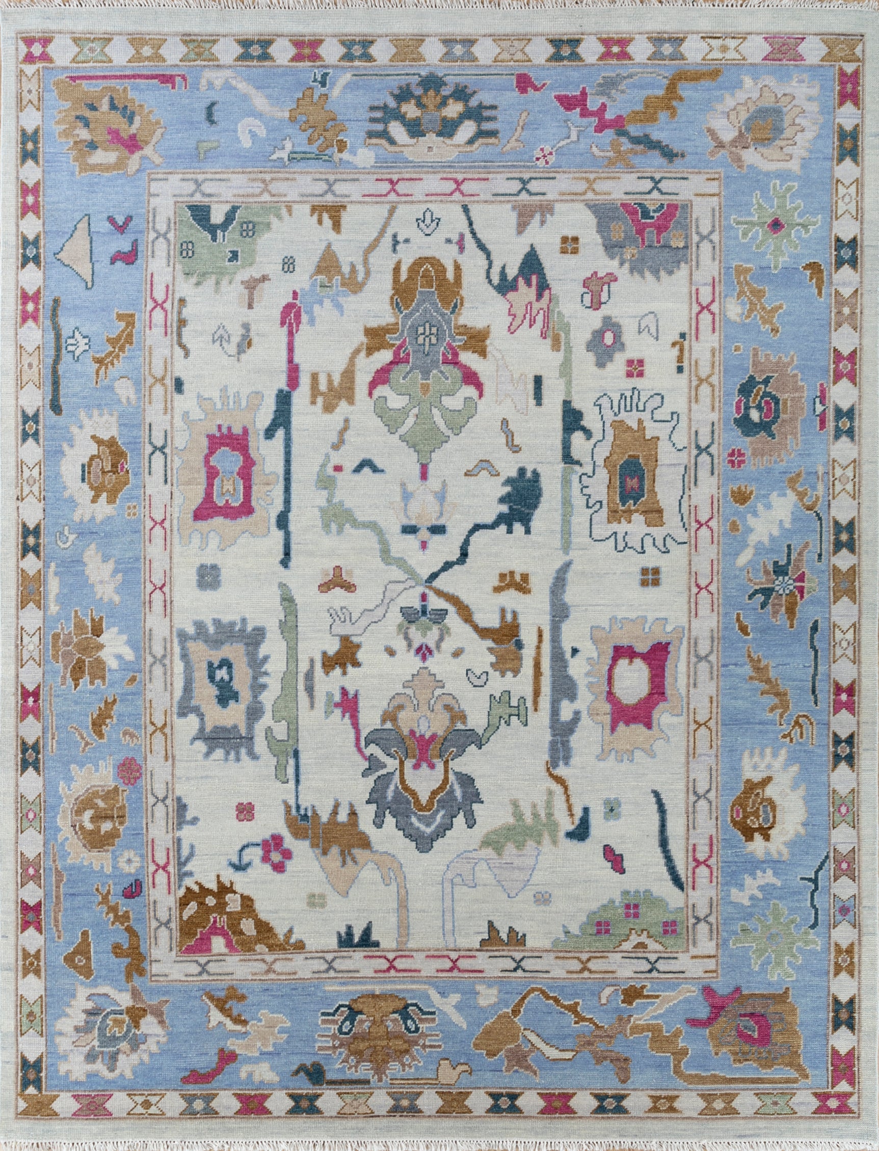 Carpet For Living room 6x9 Feet Gold Wool Rectangle Vintage and Distressed Rug