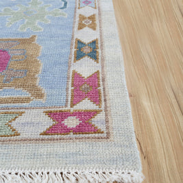 Carpet For Living room 6x9 Feet Gold Wool Rectangle Vintage and Distressed Rug