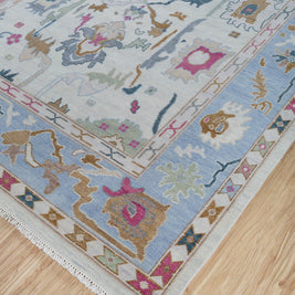 Carpet For Living room 6x9 Feet Gold Wool Rectangle Vintage and Distressed Rug