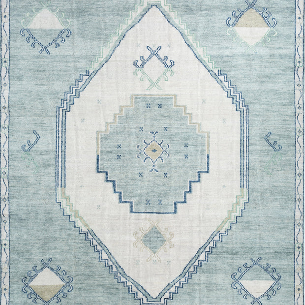 Carpet For Living room 8x10 Feet Ivory Wool Rectangle Moroccan and Tribal Rug