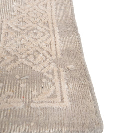 Carpet For Living room 5'6x8 Feet Blue Wool and Bamboo Silk Rectangle Abstract Rug