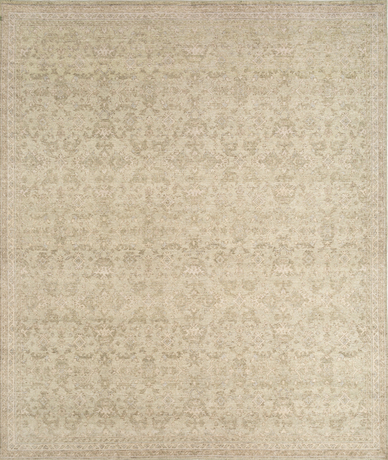 Carpet For Living room 8x10 Feet Blue Wool Rectangle Vintage and Distressed Rug