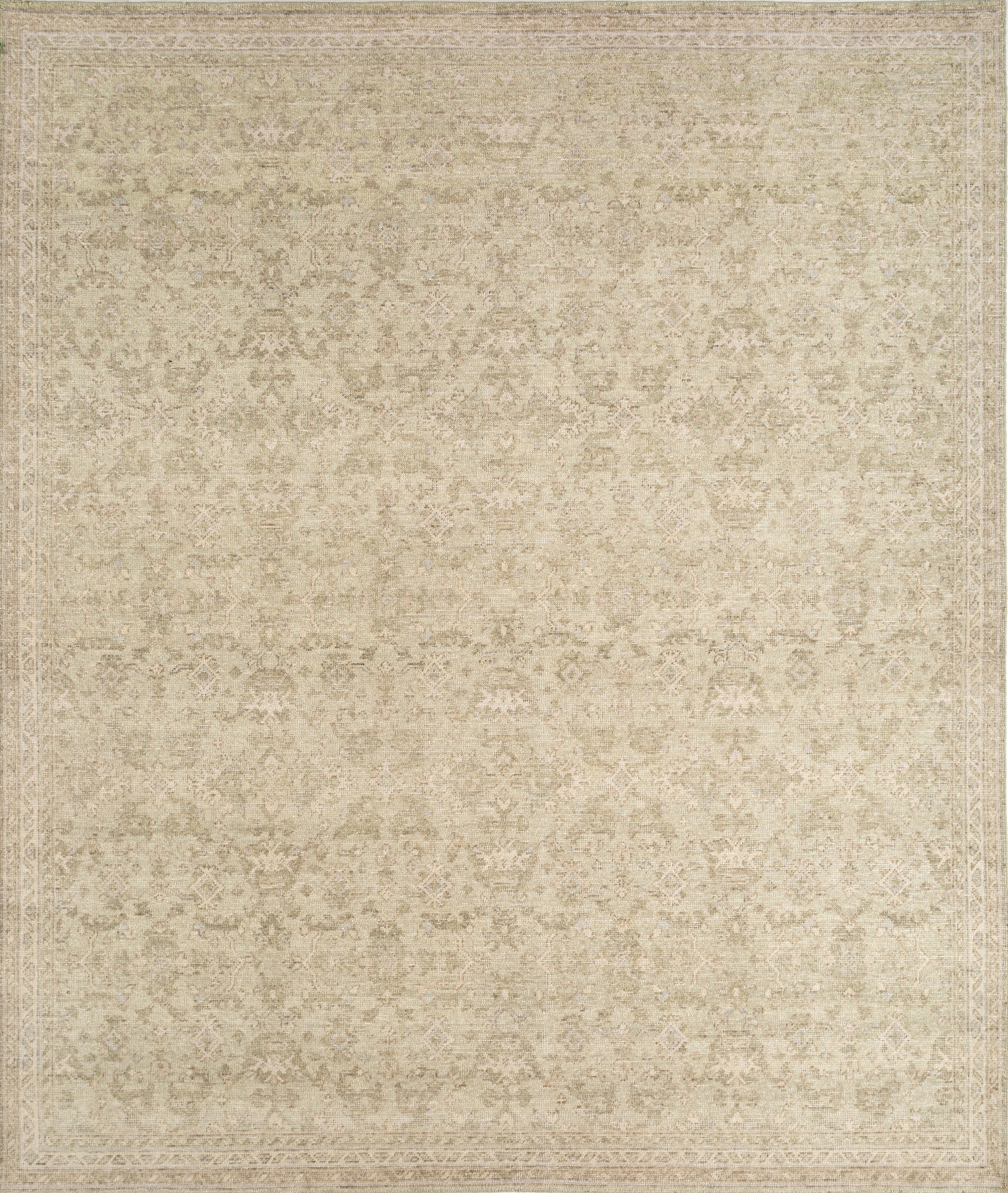 Carpet For Living room 8x10 Feet Blue Wool Rectangle Vintage and Distressed Rug