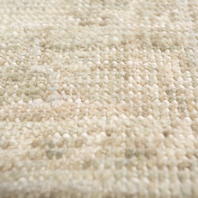 Carpet For Living room 8x10 Feet Blue Wool Rectangle Vintage and Distressed Rug