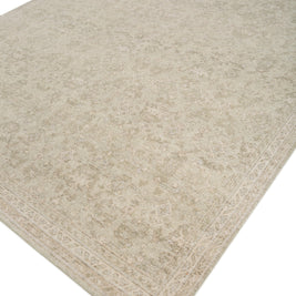 Carpet For Living room 8x10 Feet Blue Wool Rectangle Vintage and Distressed Rug