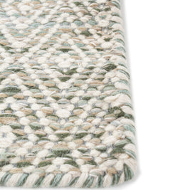 Carpet For Living room 6x9 Feet Grey and Black Wool and Viscose Rectangle Abstract Rug