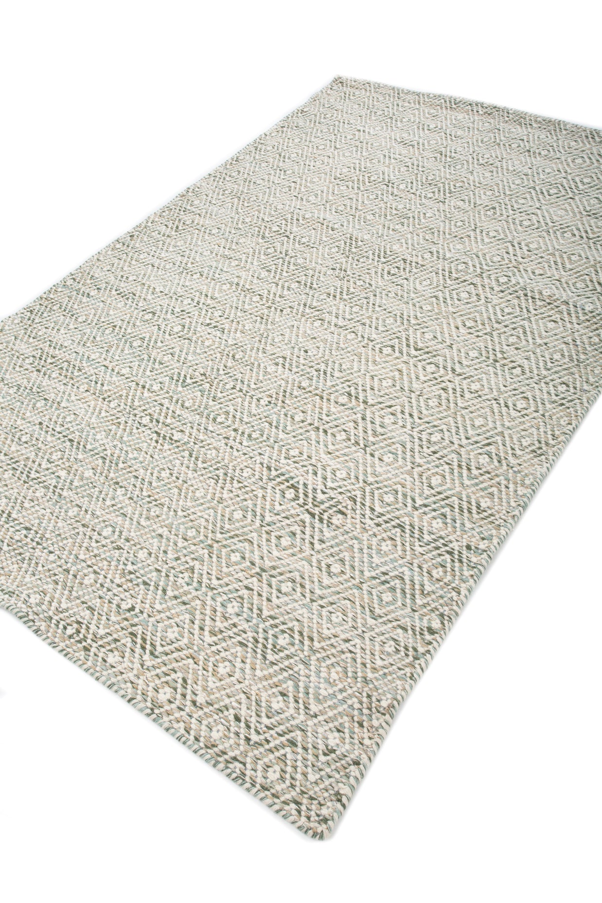 Carpet For Living room 6x9 Feet Grey and Black Wool and Viscose Rectangle Abstract Rug