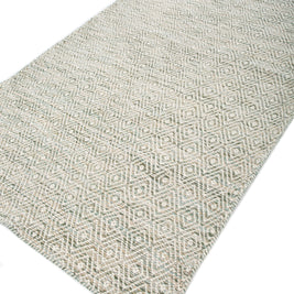 Carpet For Living room 6x9 Feet Grey and Black Wool and Viscose Rectangle Abstract Rug