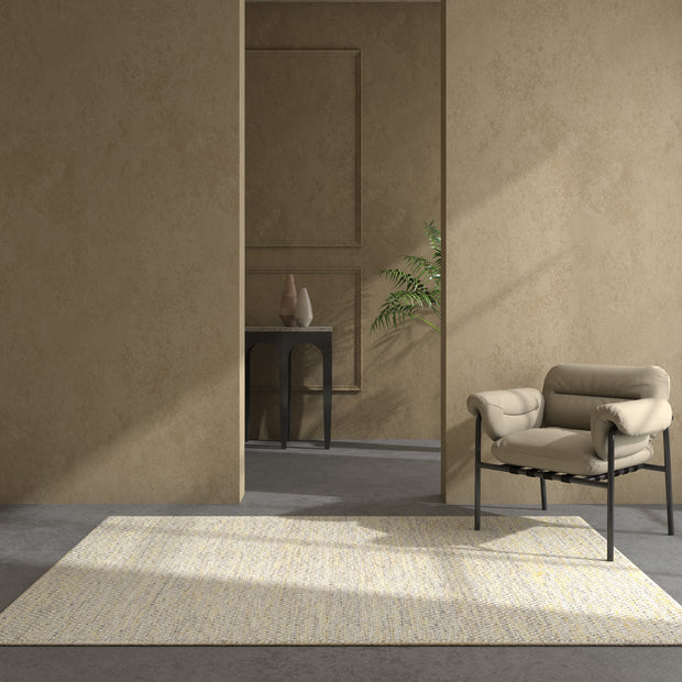 Carpet For Living room 6x9 Feet Red and Orange Wool and Viscose Rectangle Abstract Rug