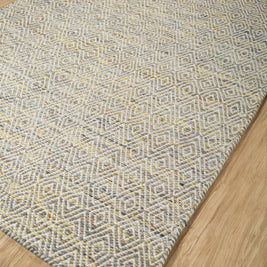 Carpet For Living room 6x9 Feet Red and Orange Wool and Viscose Rectangle Abstract Rug