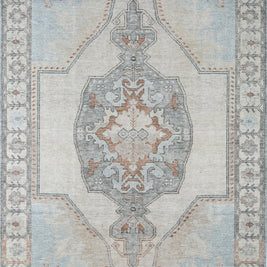 Carpet For Living room 6x9 Feet Ivory Wool Rectangle Vintage and Distressed Rug