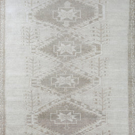 Carpet For Living room 6x9 Feet Ivory Wool Rectangle Oriental and Traditional Rug