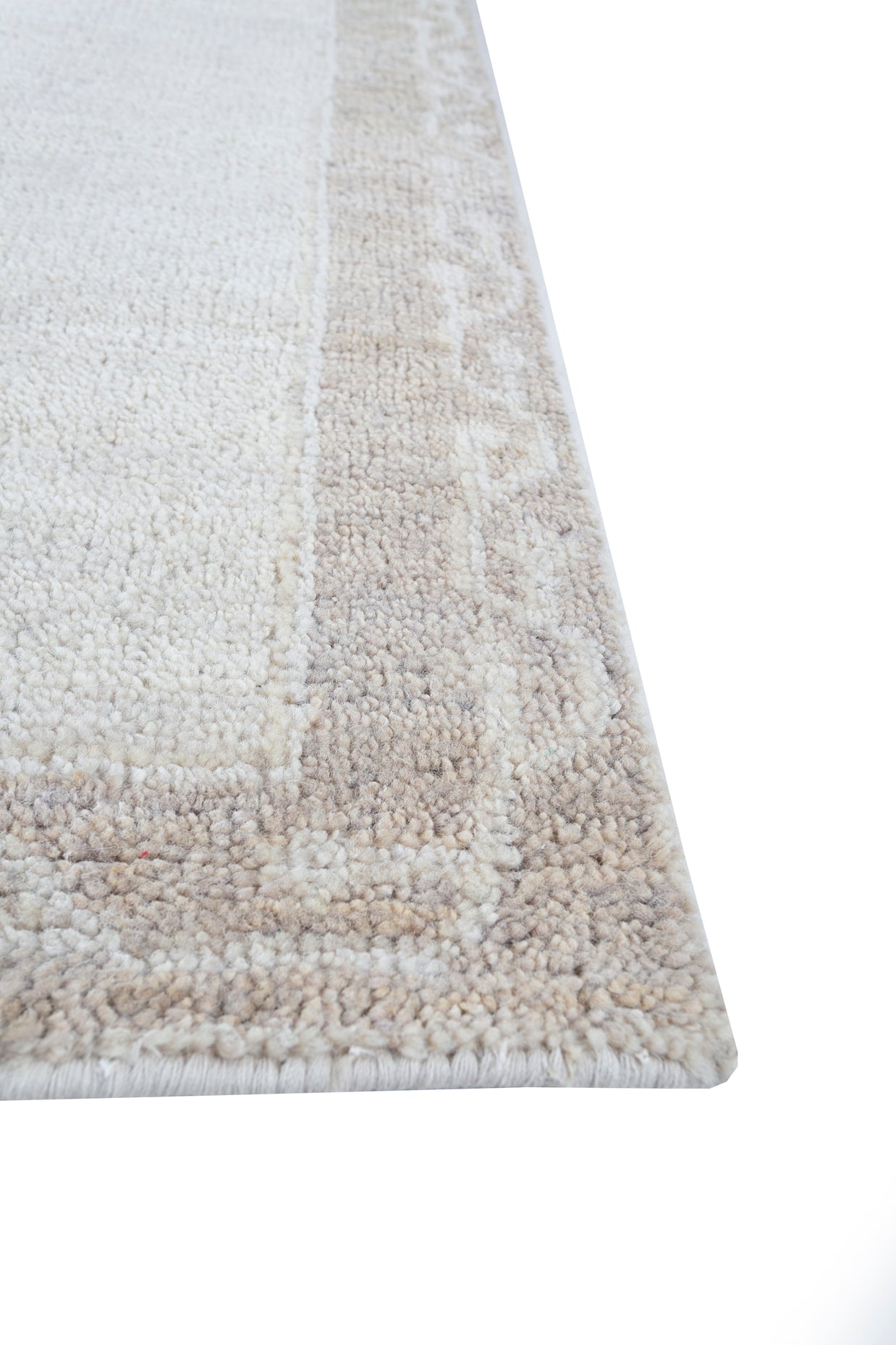 Carpet For Living room 6x9 Feet Ivory Wool Rectangle Oriental and Traditional Rug