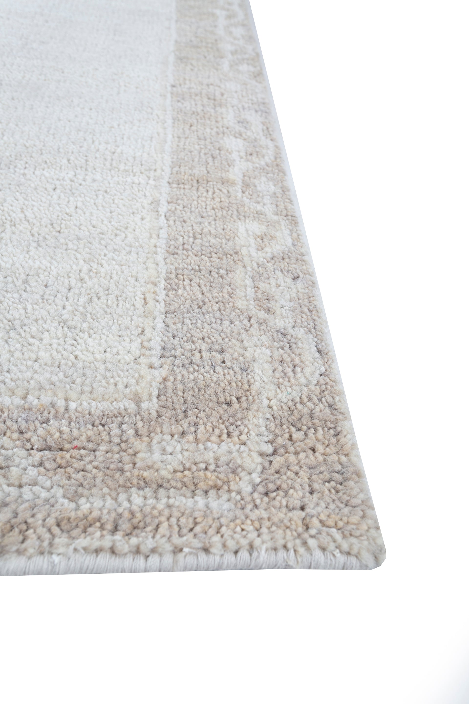 Carpet For Living room 6x9 Feet Ivory Wool Rectangle Oriental and Traditional Rug