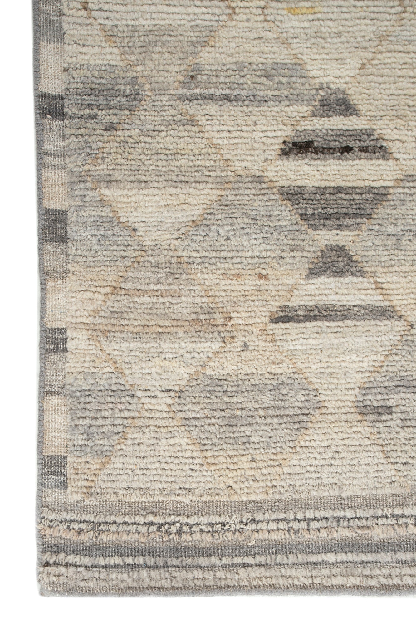 Carpet For Living room 8x10 Feet Blue Wool Rectangle Moroccan and Tribal Rug