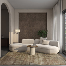 Carpet For Living room 8x10 Feet Green Wool Rectangle Moroccan and Tribal Rug