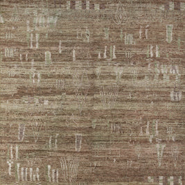 Carpet For Living room 8x10 Feet Green Wool Rectangle Moroccan and Tribal Rug