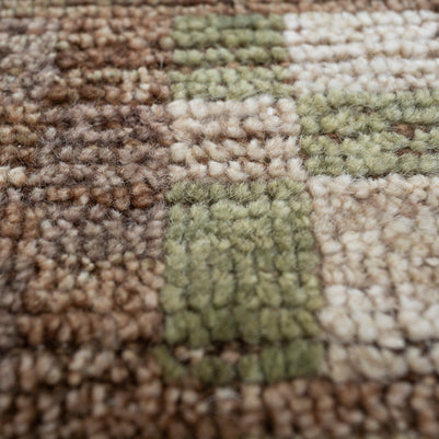 Carpet For Living room 8x10 Feet Green Wool Rectangle Moroccan and Tribal Rug