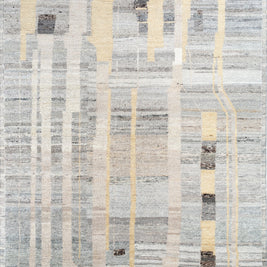 Carpet For Living room 8x10 Feet Beige and Brown Wool Rectangle Moroccan and Tribal Rug