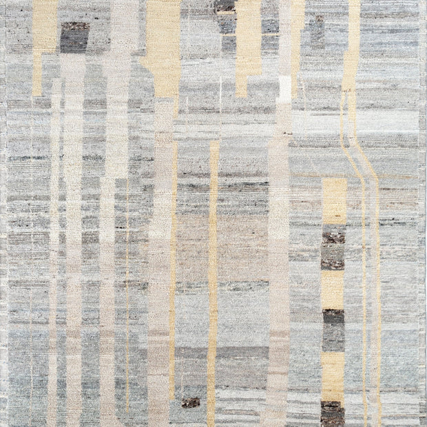 Carpet For Living room 8x10 Feet Beige and Brown Wool Rectangle Moroccan and Tribal Rug