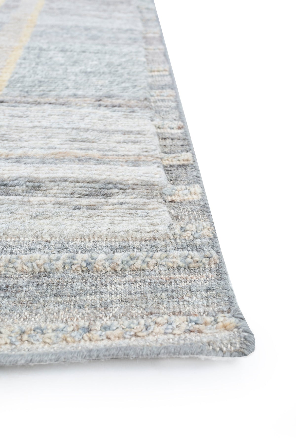 Carpet For Living room 8x10 Feet Beige and Brown Wool Rectangle Moroccan and Tribal Rug - I MEAN DESIGN
