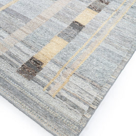 Carpet For Living room 8x10 Feet Beige and Brown Wool Rectangle Moroccan and Tribal Rug - I MEAN DESIGN