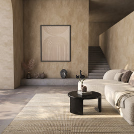 Carpet For Living room 8x10 Feet Ivory Wool Rectangle Moroccan and Tribal Rug