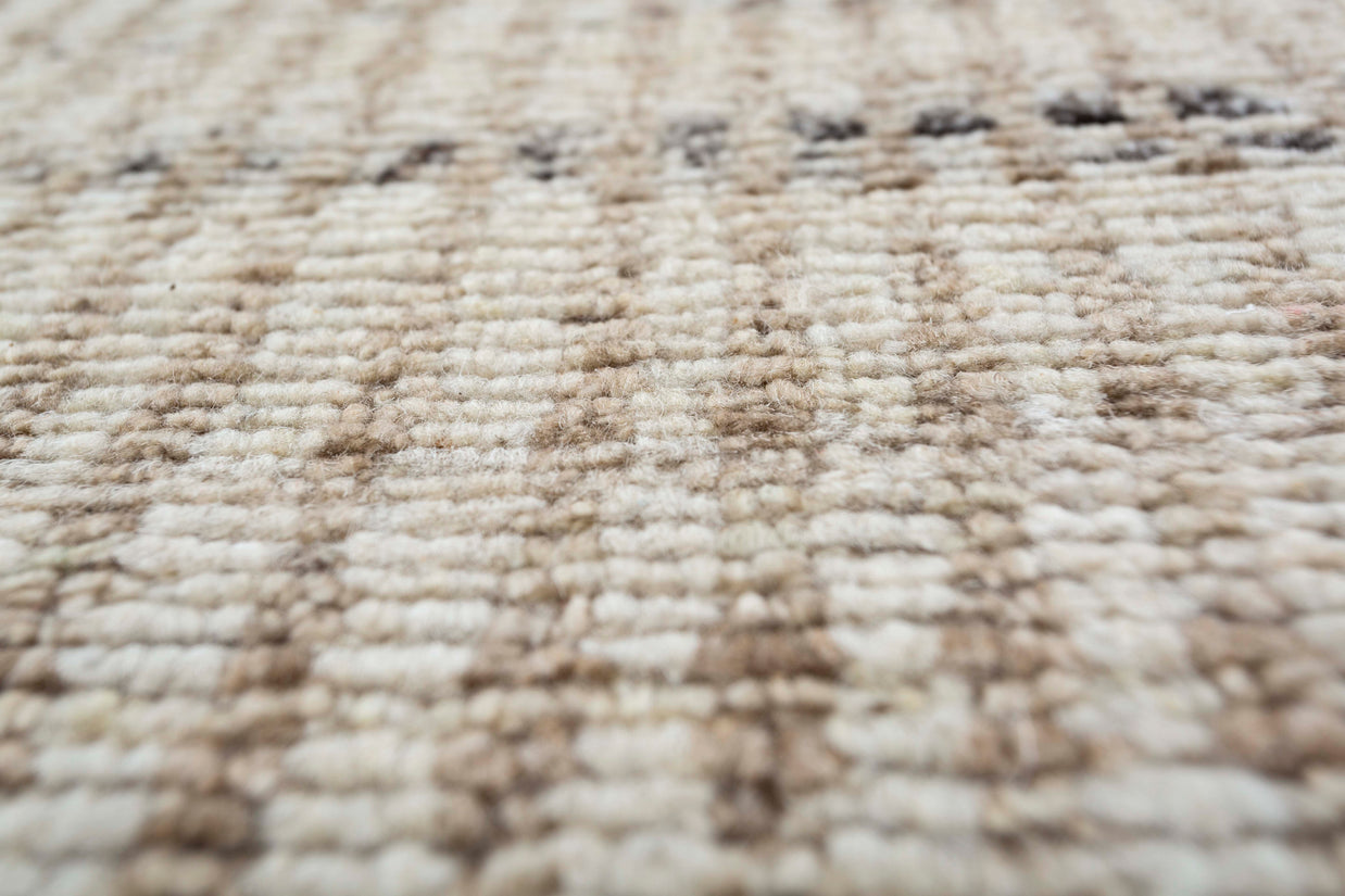 Carpet For Living room 8x10 Feet Ivory Wool Rectangle Moroccan and Tribal Rug