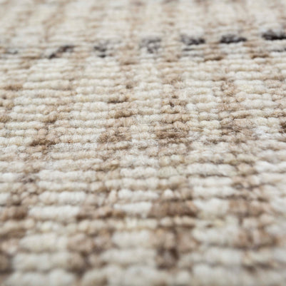 Carpet For Living room 8x10 Feet Ivory Wool Rectangle Moroccan and Tribal Rug