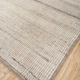 Carpet For Living room 8x10 Feet Ivory Wool Rectangle Moroccan and Tribal Rug