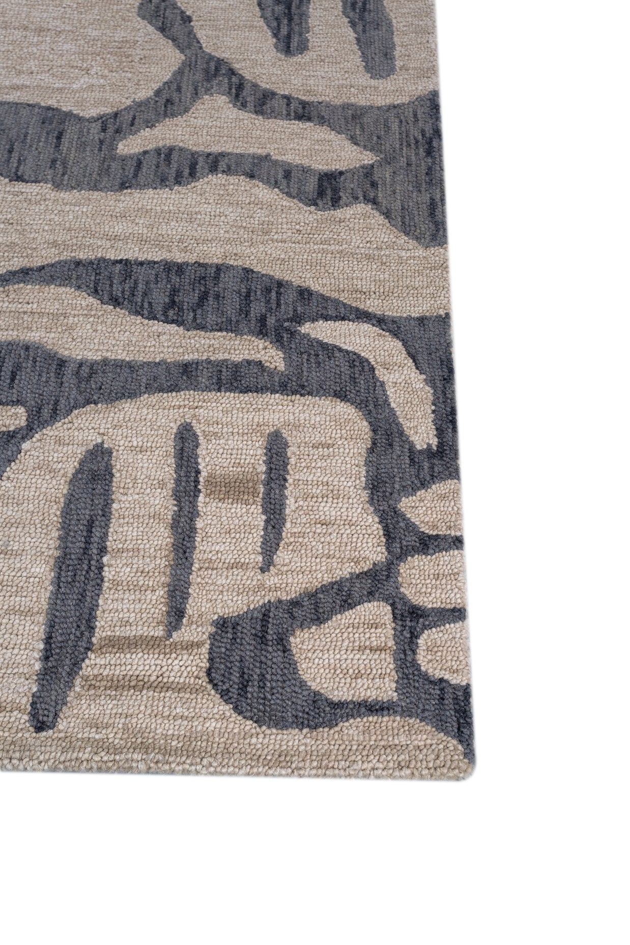 Carpet For Living room 6X9 Feet Beige And Brown Wool Rectangle Moroccan And Tribal Rug