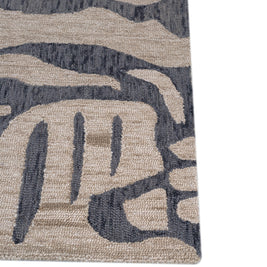 Carpet For Living room 6X9 Feet Beige And Brown Wool Rectangle Moroccan And Tribal Rug