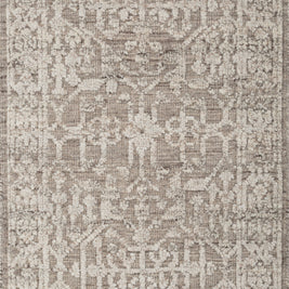 Carpet For Living room 2x3 Feet Grey and Black Wool And Viscose Rectangle Moroccan and Tribal Rug