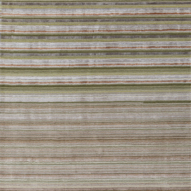 Carpet For Living room 6X9 Feet Green Wool & Viscose Rectangle Solid Rug