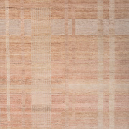 Carpet For Living room 8x10 Feet Beige and Brown Wool Rectangle abstract Rug