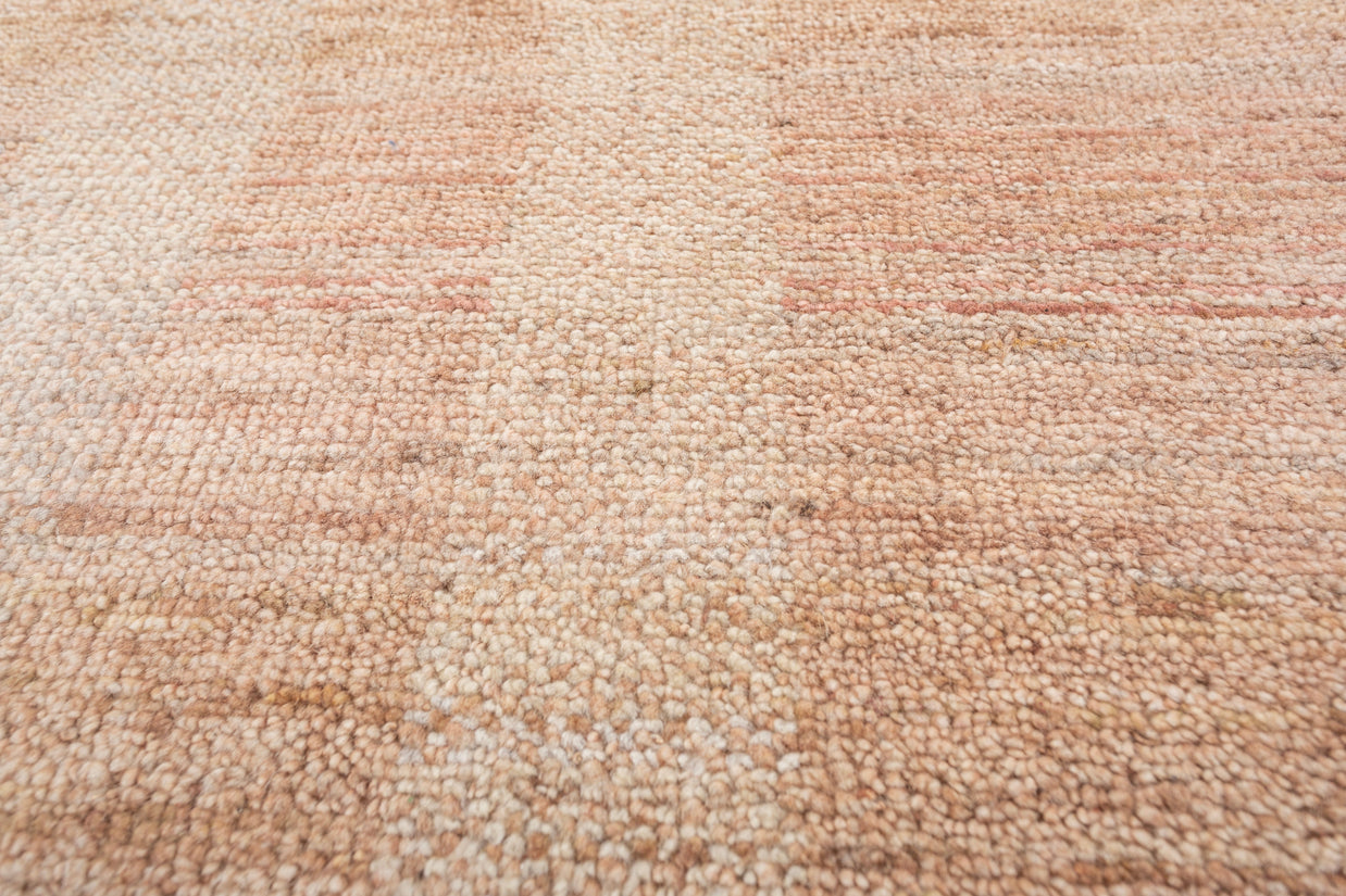 Carpet For Living room 8x10 Feet Beige and Brown Wool Rectangle abstract Rug