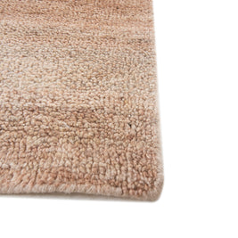 Carpet For Living room 8x10 Feet Beige and Brown Wool Rectangle abstract Rug