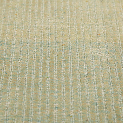 Carpet For Living room 6X9 Feet Green Wool & Viscose Rectangle Solid Rug