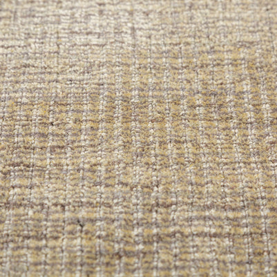 Carpet For Living room 6X9 Feet Gold Wool & Viscose Rectangle Solid Rug