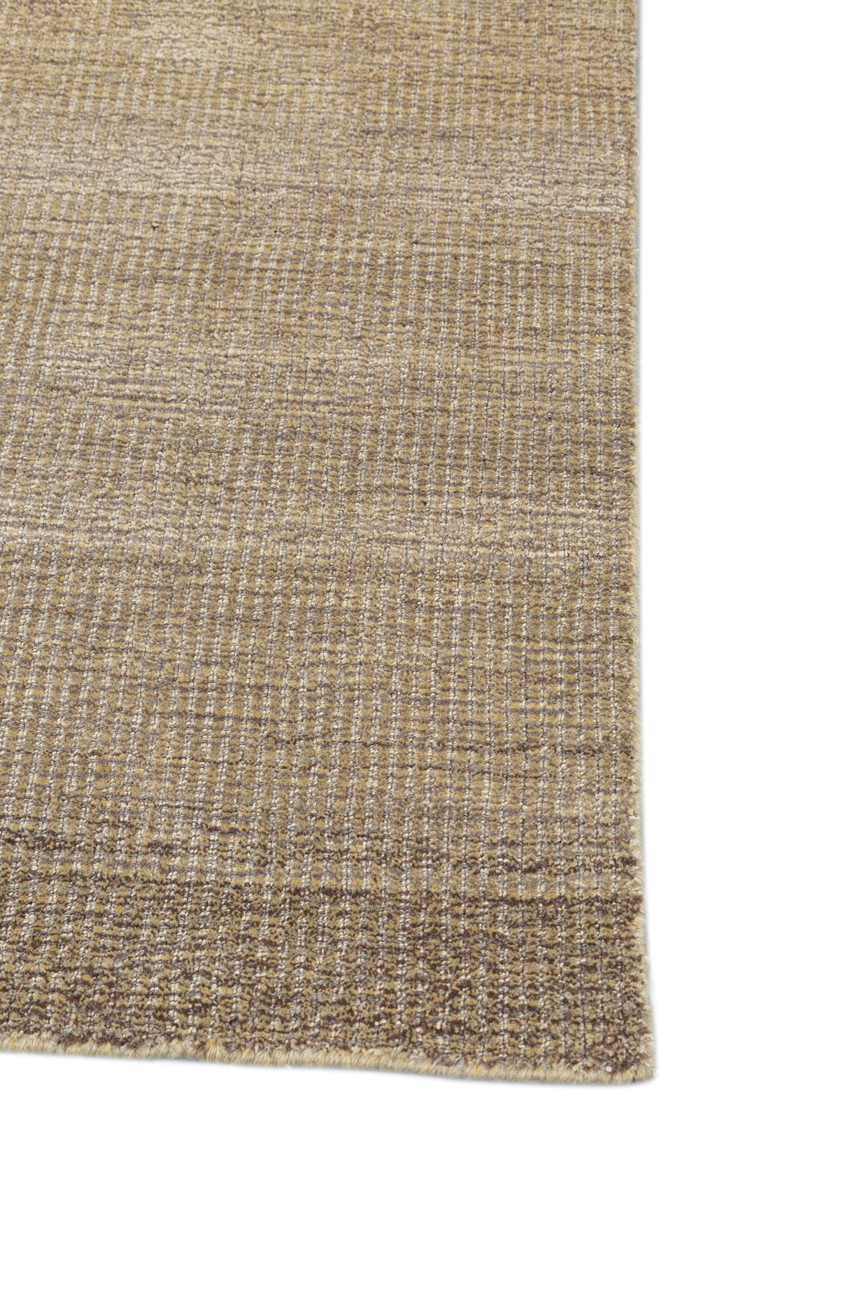 Carpet For Living room 6X9 Feet Gold Wool & Viscose Rectangle Solid Rug