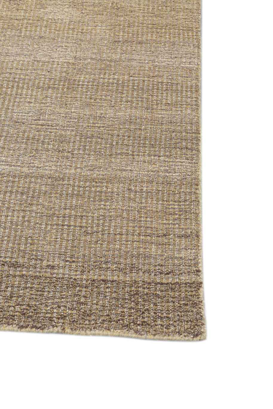 Carpet For Living room 6X9 Feet Gold Wool & Viscose Rectangle Solid Rug - I MEAN DESIGN
