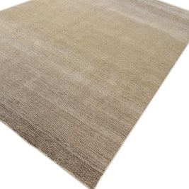 Carpet For Living room 6X9 Feet Gold Wool & Viscose Rectangle Solid Rug