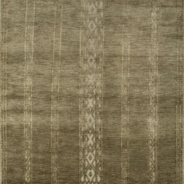 Carpet For Living room 8X10 Feet Green Wool Rectangle Vintage and Distressed Rug