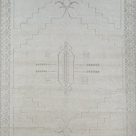 Carpet For Living room 6x9 Feet Ivory Wool and Tencil Rectangle Oriental and Traditional Rug