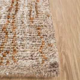 Carpet For Living room 8x10 Feet Beige and Brown Wool Rectangle Moroccan and Tribal Rug