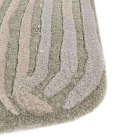 Carpet For Living room 6x9 Feet Blue Wool and Viscose Irregular Abstract Rug