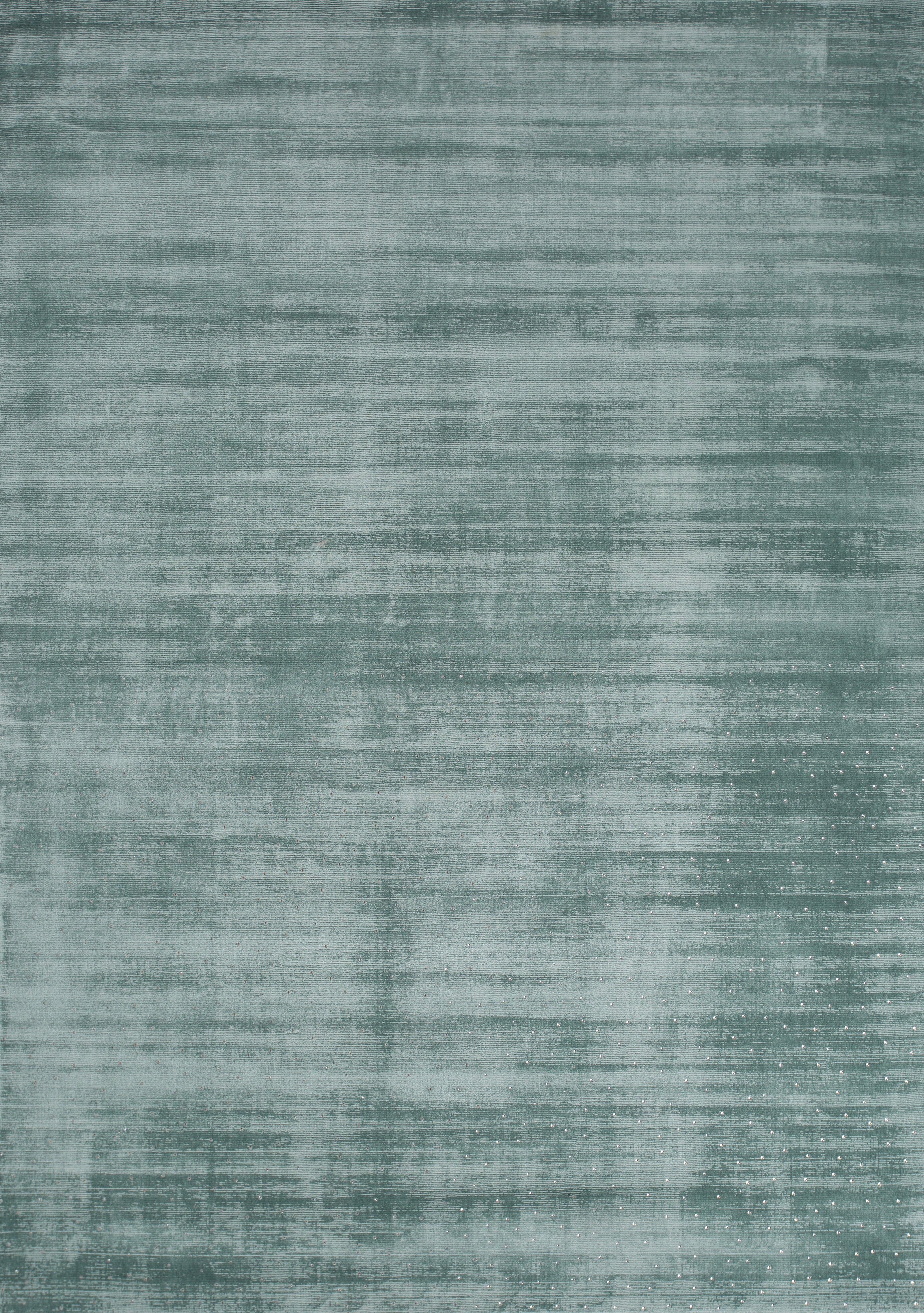 Carpet For Living room 5X7 Feet Blue Viscose Rectangle Solid Rug